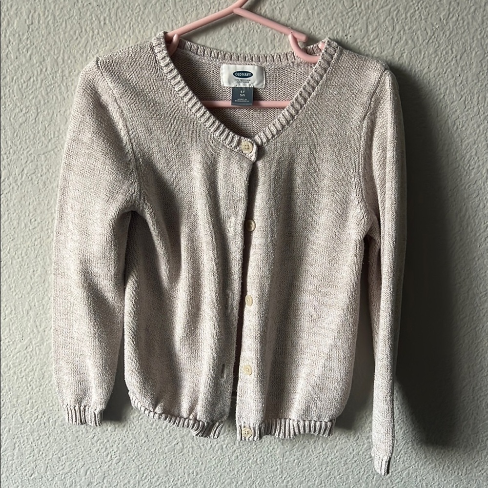 Classic Beige Girl’s Sweater